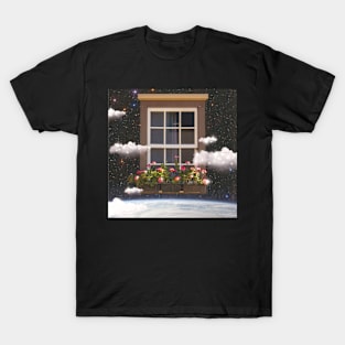 Dreamy Cosmic Window T-Shirt